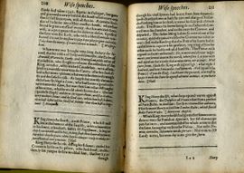 Pages 210-211: Sections on and speeches of Henry IV and Henry V