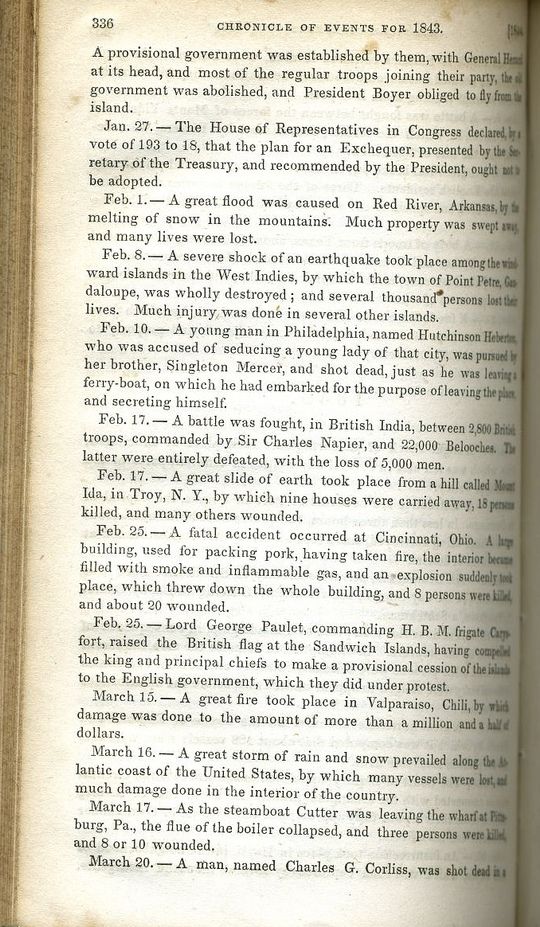 The American Almanac and Repository of Useful Knowledge for the Year 1844-p. 336